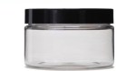 B0354  JAR 4 OUNCE PET CLEAR,BLACK CAP