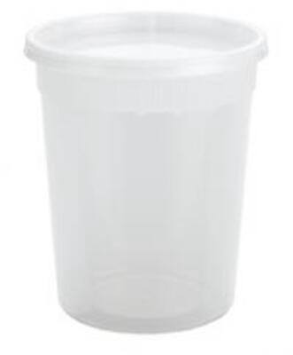 B0266 DELI CONTAINER 32 OUNCE WITH LID - Herborganicoils™️